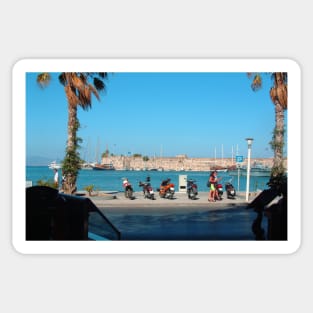 Kos Town Harbour Sticker